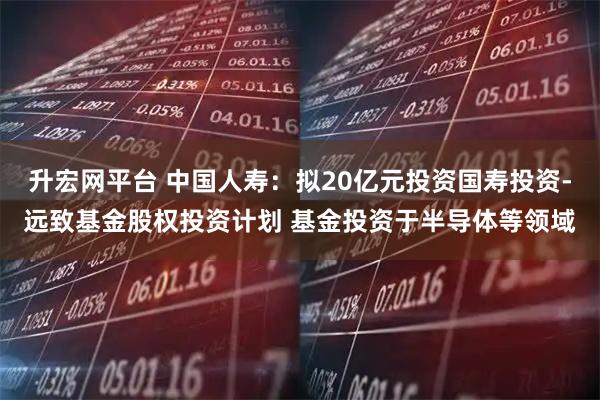 升宏网平台 中国人寿：拟20亿元投资国寿投资-远致基金股权投资计划 基金投资于半导体等领域